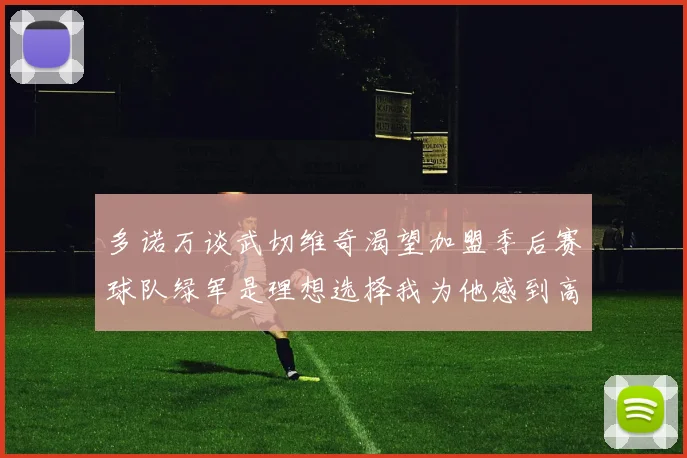 多诺万谈武切维奇渴望加盟季后赛球队绿军是理想选择我为他感到高兴